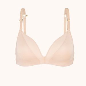 Nude All-Day Deep V No-Wire Bra